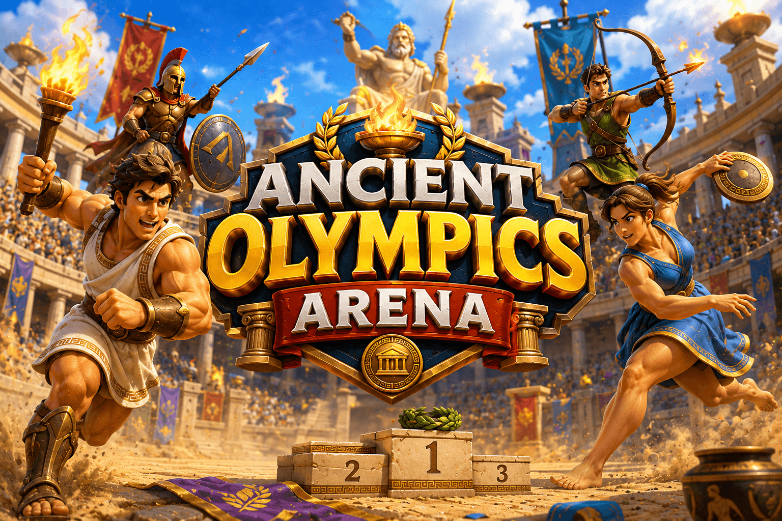 Ancient Olympics Arena — arcade game
