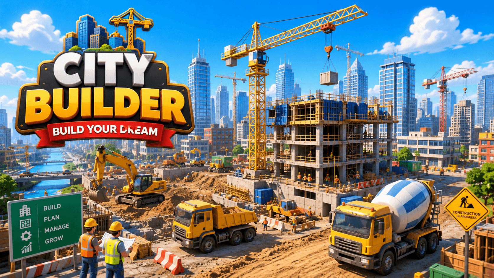 Builders City 3d — arcade game