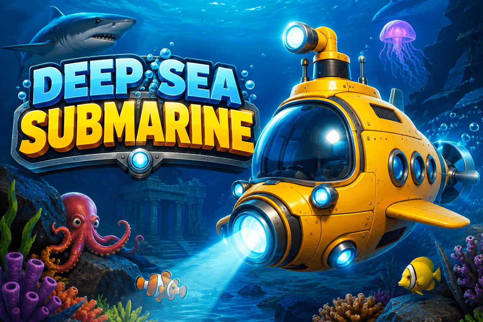 Deep Sea Submarine — arcade game