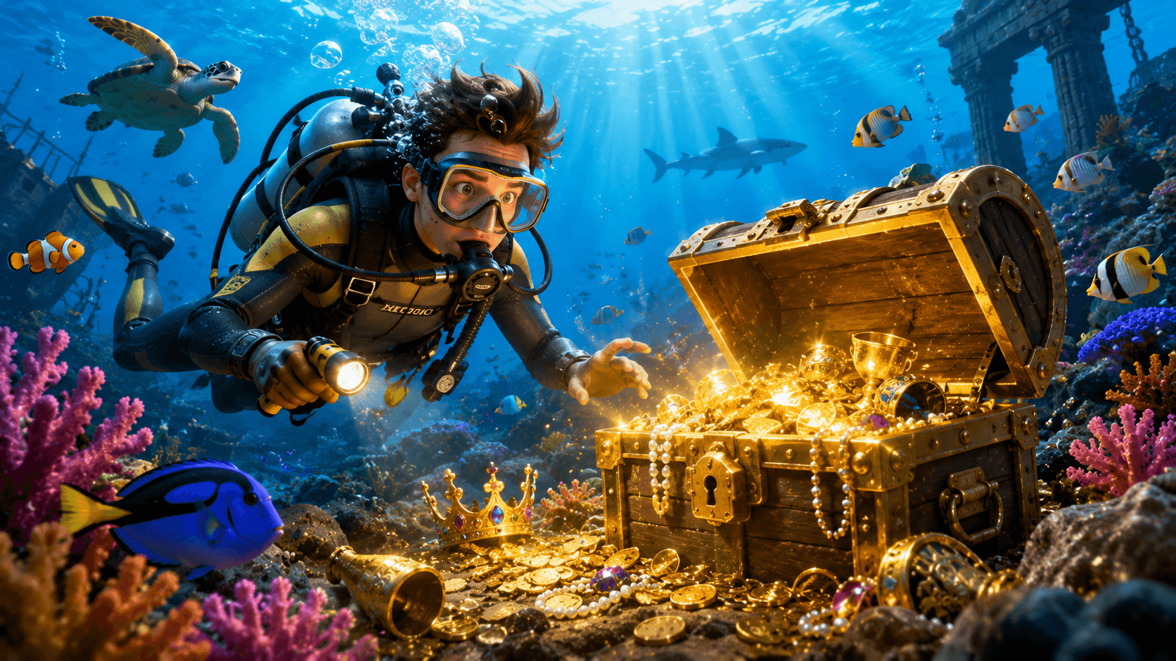 Deep Sea Treasure Diver — arcade game