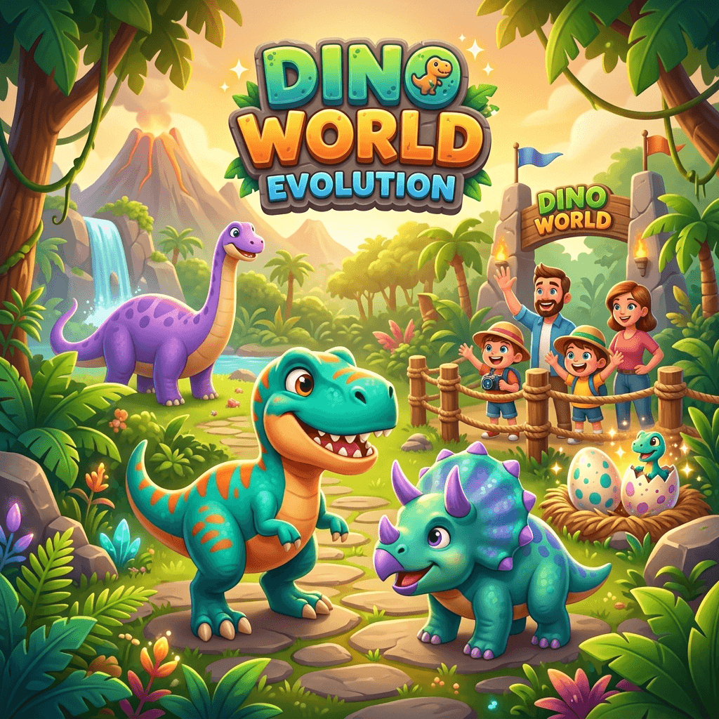Dino World Evolution — arcade game