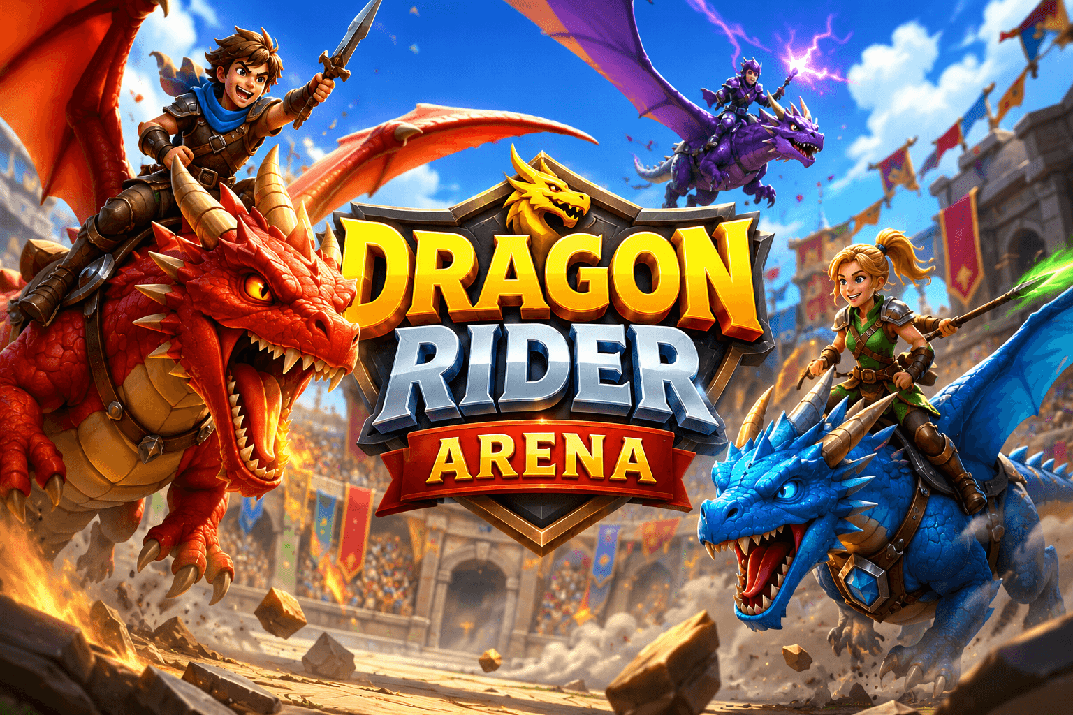 Dragon Rider Arena — arcade game
