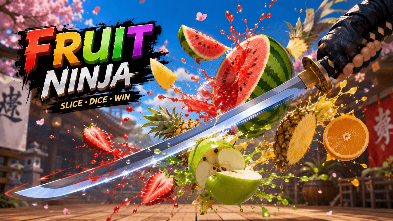 Fruit Slice Ninja — arcade game