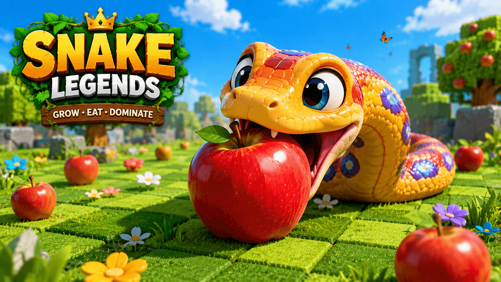 Snake 3d Classic — arcade game