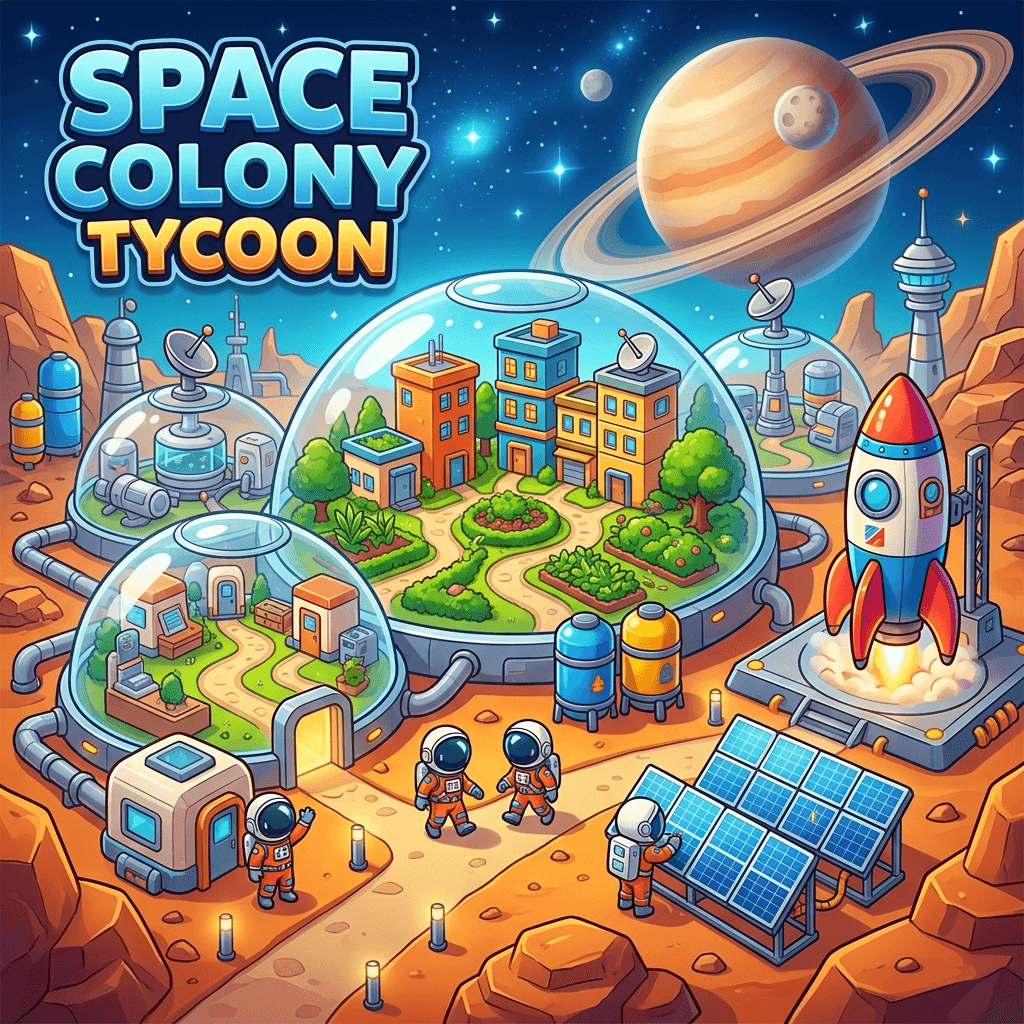 Space Colony Tycoon — arcade game