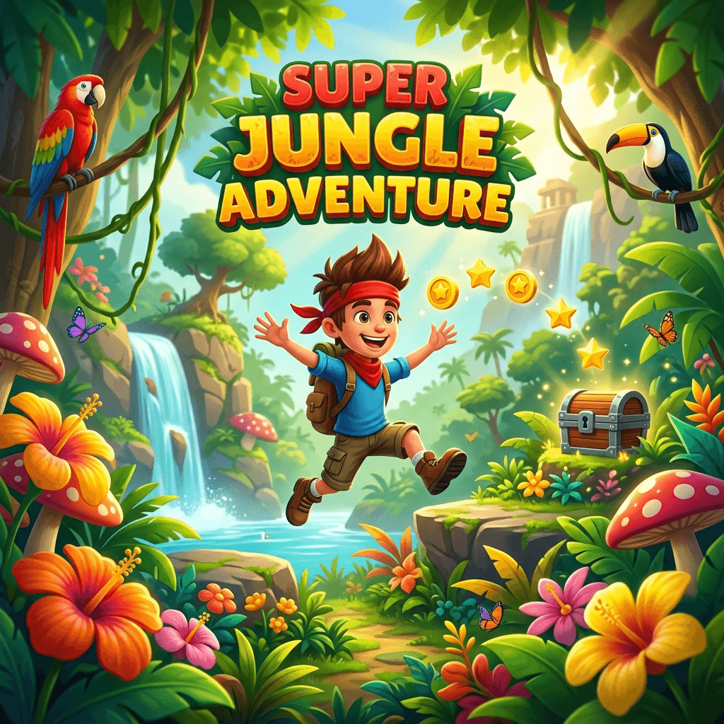 Super Jungle Adventure — arcade game