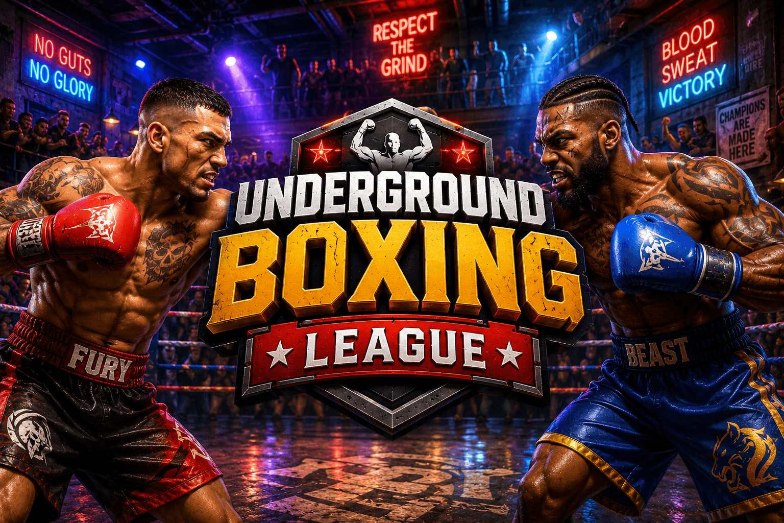 Underground Boxing League — arcade game