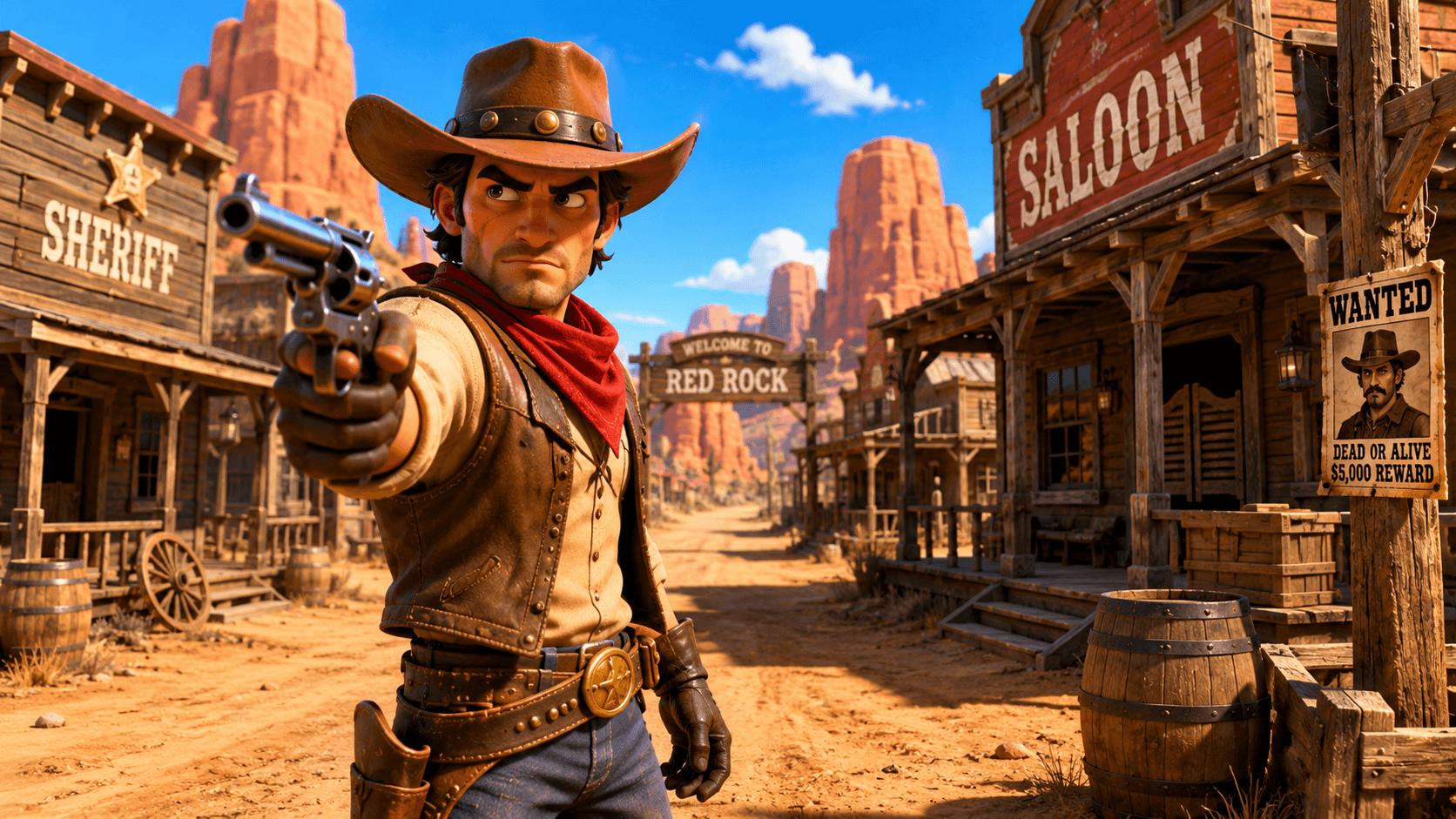 Wild West Gunfighter — arcade game