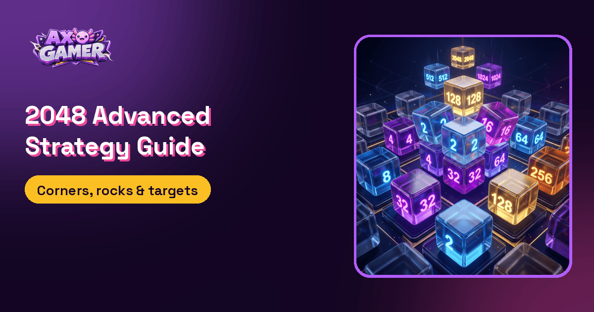 2048 Advanced Strategy Guide: How to Hit Your Target (and Deal With Rocks) cover