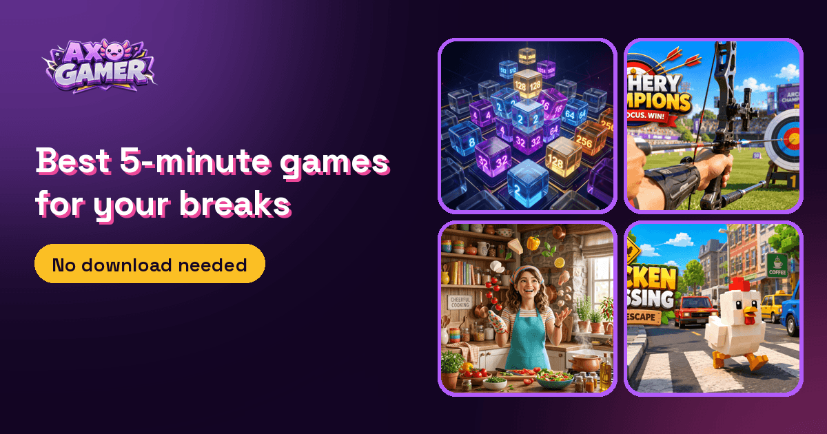 Best 5-Minute Games for Office and Study Breaks (No Download) cover