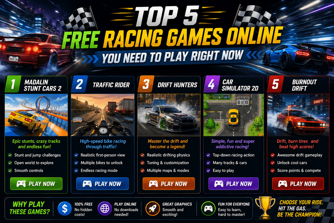 Car Racing Browsergames Top 5 Free Racing Games Online You Need to Play Right Now | AxoGamers